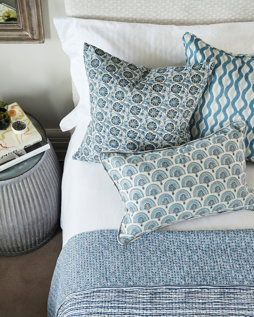 mondocherry - Walter G | Nori Linen cushion - tahoe