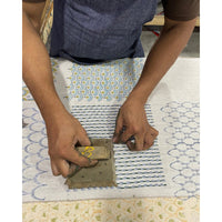 mondocherry - Walter G | seti linen cushion | celadon moss - printing