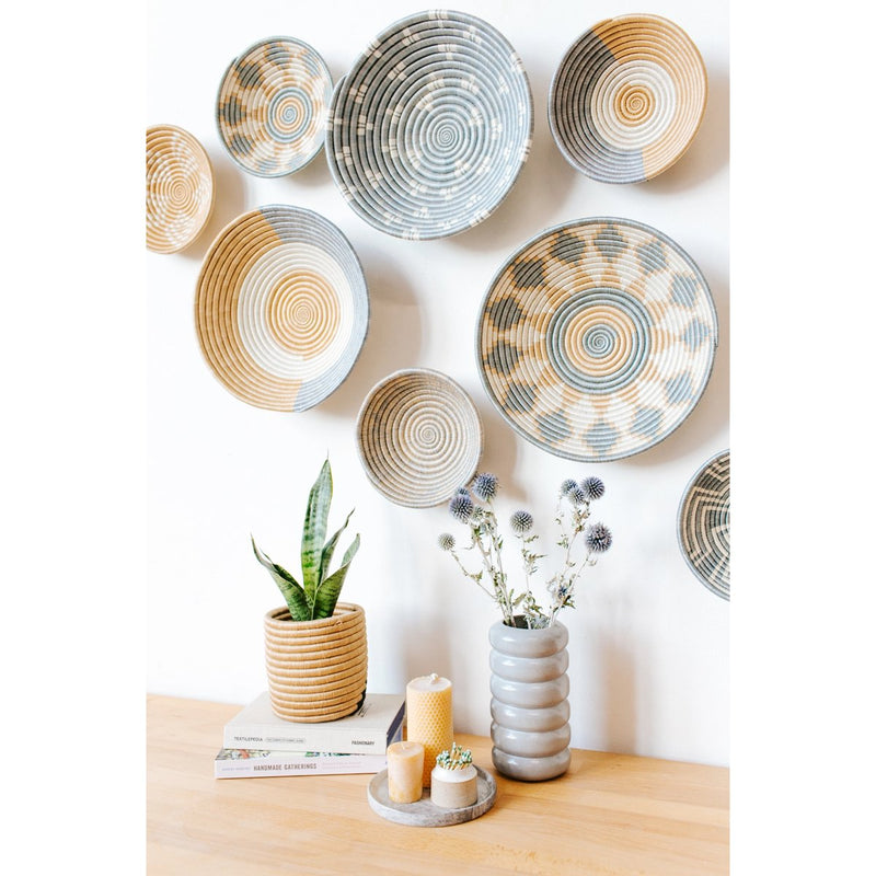 mondocherry - "Magoma" woven bowl | midsize - wall art - wall