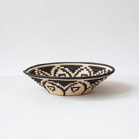 mondocherry - "Pixel Flower" woven bowl - wall decor - side