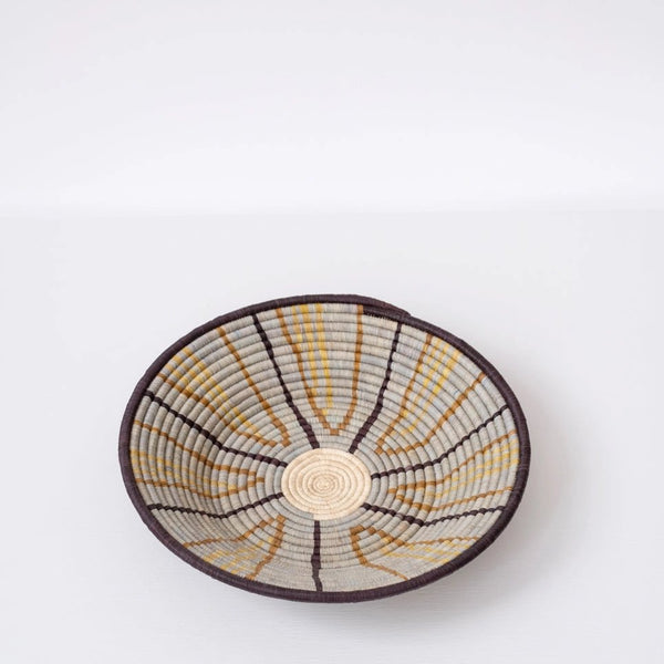 mondocherry - "Wedge" woven bowl - wall decor - side