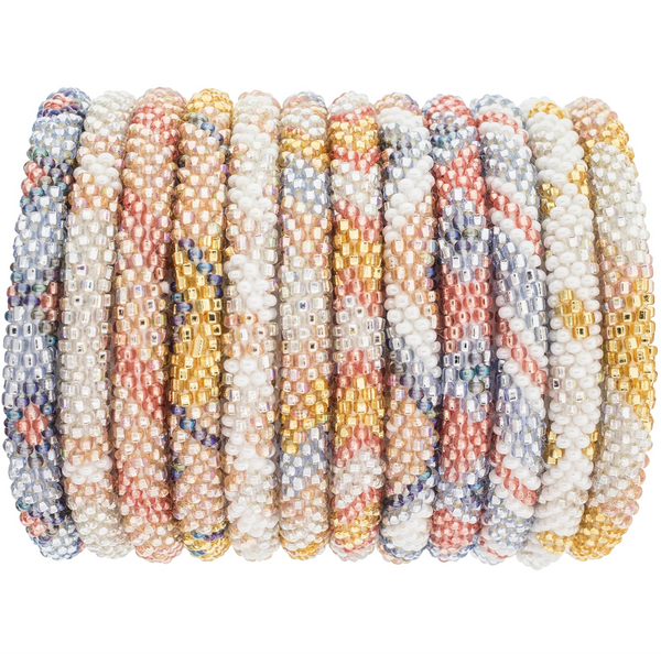mondocherry - aid through trade | roll on bracelet | glitter