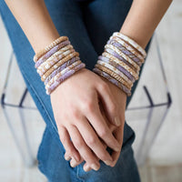 mondocherry - aid through trade | roll on bracelet | provence - wear
