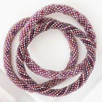 mondocherry - aid through trade | roll on bracelet | wildflower - close