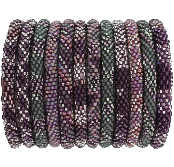 mondocherry - aid through trade | roll on bracelet | wildflower