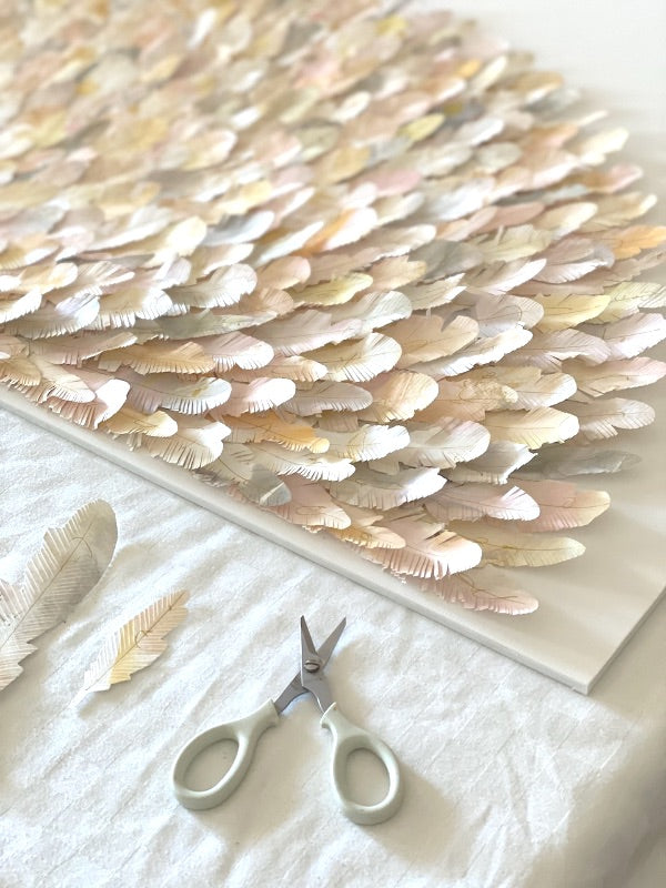 Mondocherry paper artwork being made.