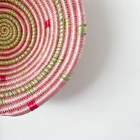 mondocherry - "Muyaga" African woven bowl | midsize - close