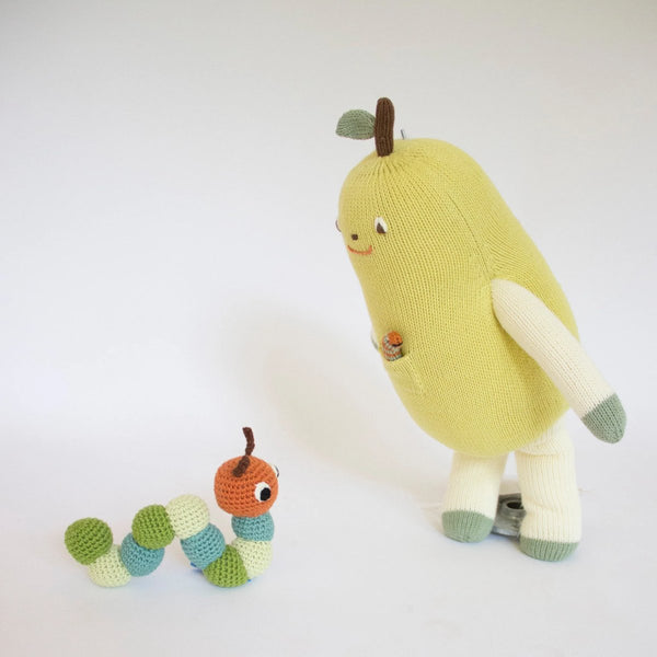 Blabla | "Bartlett the Pear" kids cotton doll - mondocherry - caterpillar