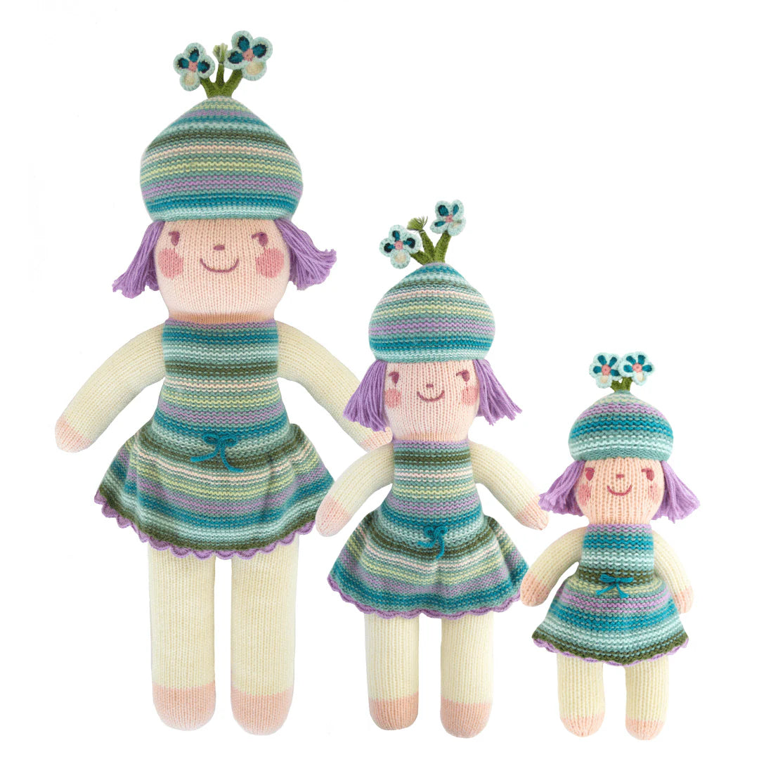 mondocherry - Blabla | "Bloom the flower" kids cotton doll - trio