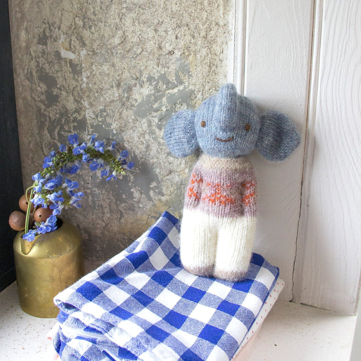 mondocherry - Blabla | Happy Go Lucky Elephant Doll - towel