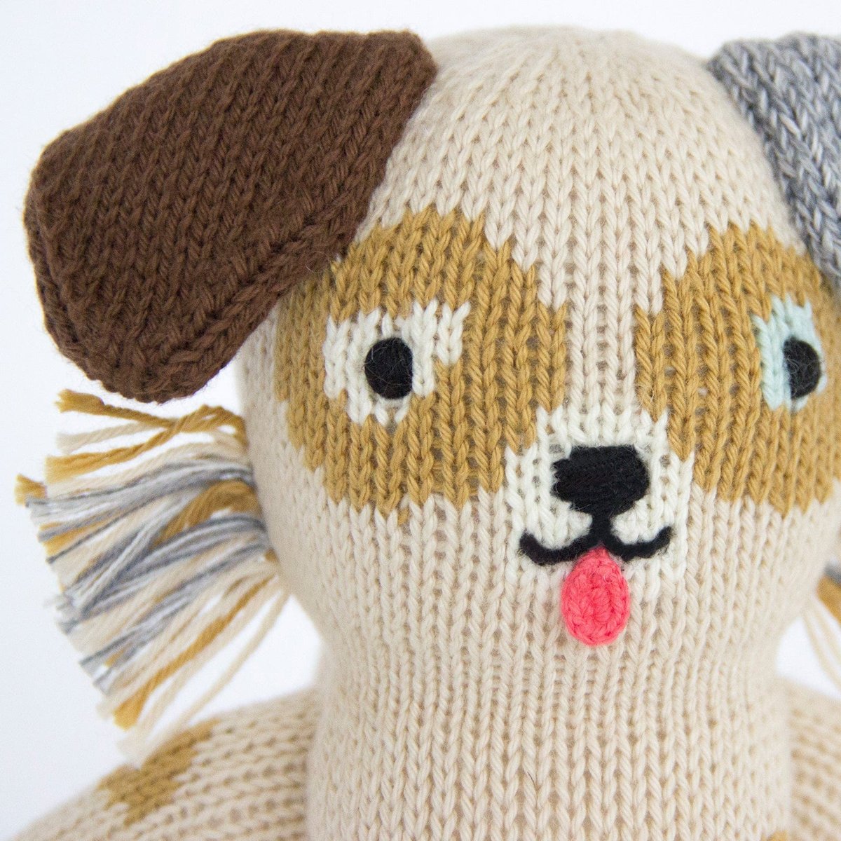 mondocherry - Blabla | "Ozzie the dog" kids cotton doll - close