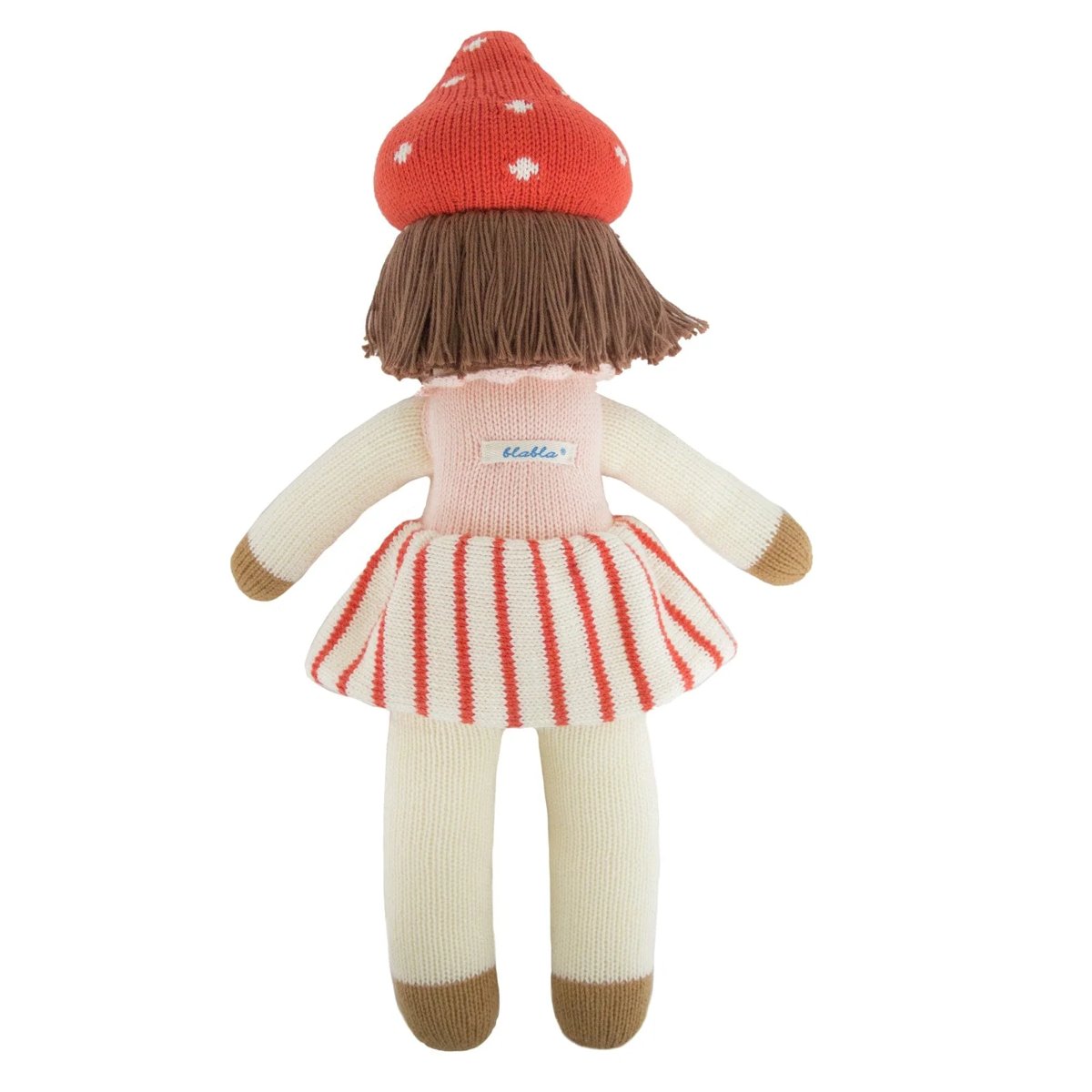 mondocherry - Blabla | "Pippa the mushroom" kids cotton doll - back