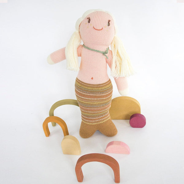 Blabla | "Serenade the Mermaid" kids cotton doll - mondocherry - play