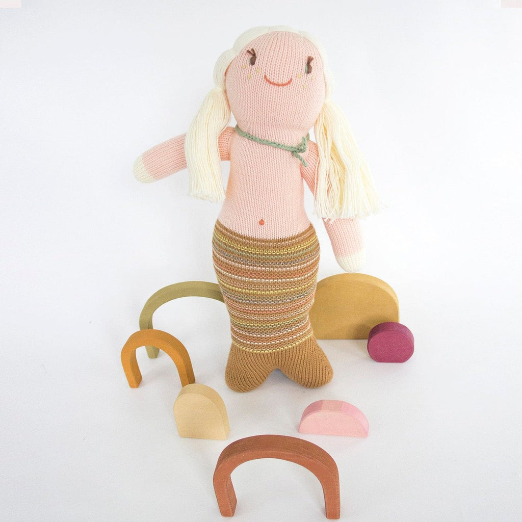 Blabla | "Serenade the Mermaid" kids cotton doll - mondocherry - play