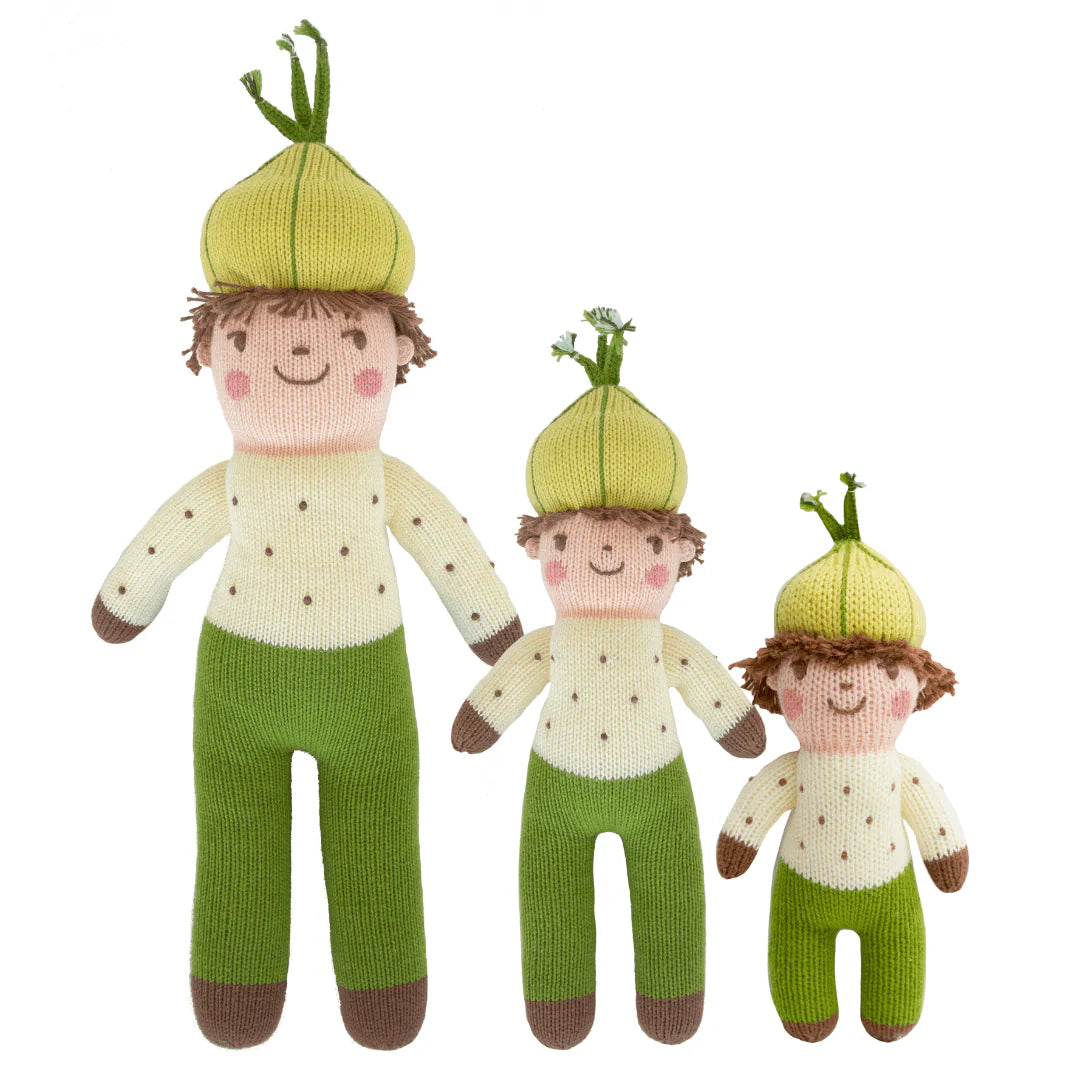 mondocherry - Blabla | "Walla Walla onion" kids cotton doll- trio