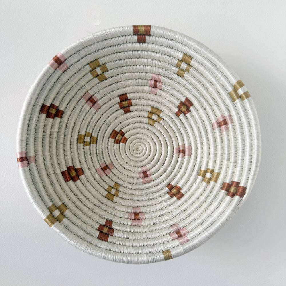 mondocherry - "Bloom" African woven bowl | Large | blossom #2