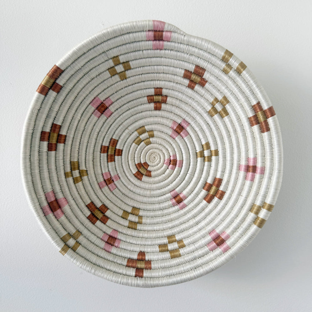 mondocherry - "Bloom" African woven bowl | Large | blossom #2
