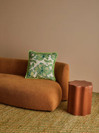mondocherry - Bonnie and Neil | azalea linen cushion | sage - display