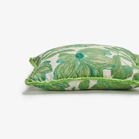 mondocherry - Bonnie and Neil | azalea linen cushion | sage - side