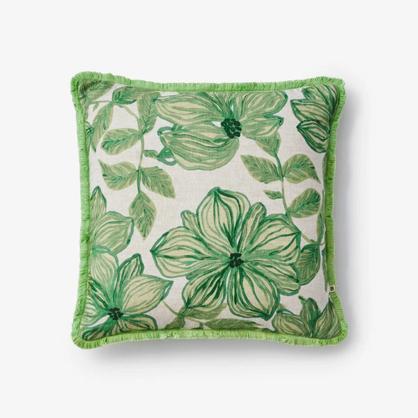 mondocherry - Bonnie and Neil | azalea linen cushion | sage