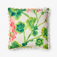 mondocherry - Bonnie and Neil | geranium multi linen cushion - back