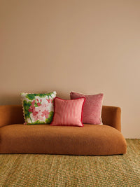 mondocherry - Bonnie and Neil | geranium multi linen cushion - sofa