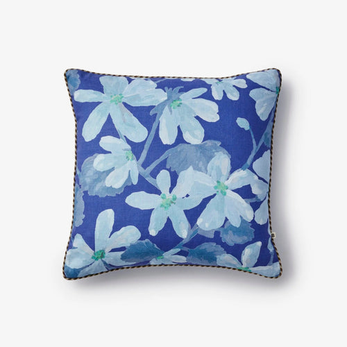 mondocherry - Bonnie and Neil | violet linen cushion | blue