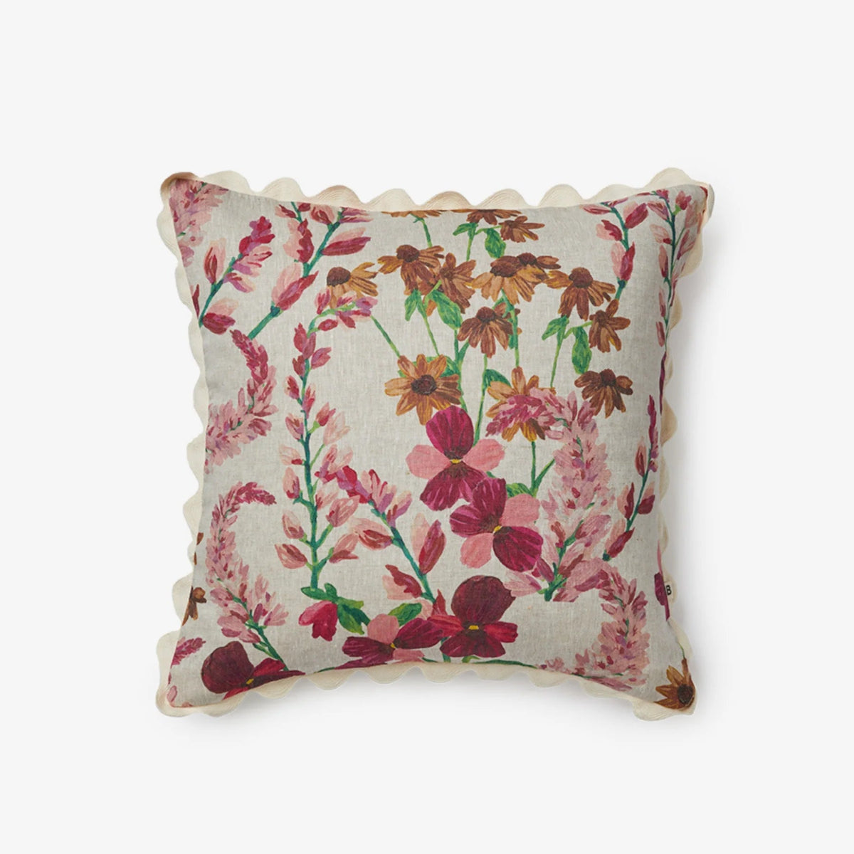 mondocherry - Bonnie and Neil | lupin multi linen cushion