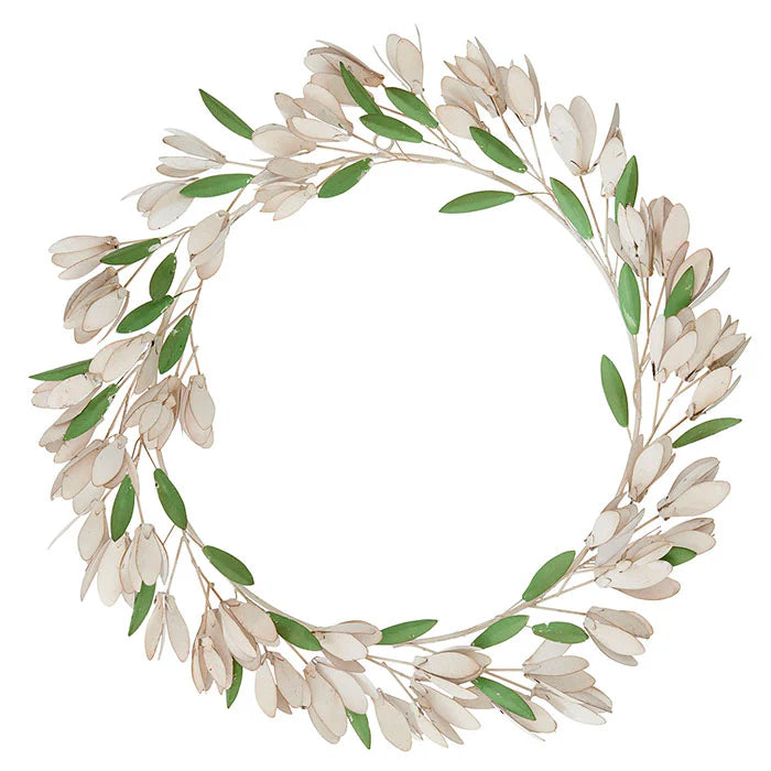 mondocherry - Bungalow | snowdrop wreath | off-white