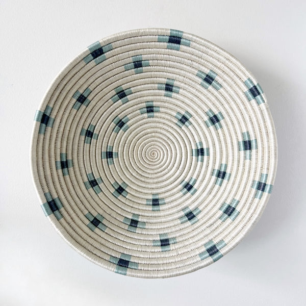 mondocherry - "Coastal" African woven bowl | XL | delicate