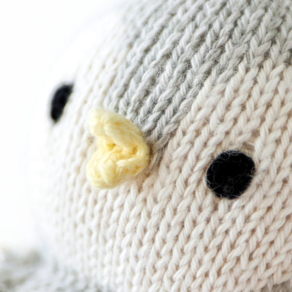 mondocherry - Cuddle & Kind baby penguin kids cotton doll - close