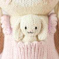 mondocherry - Cuddle & Kind "Briar the bunny" kids cotton doll - close