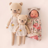 mondocherry - Cuddle & Kind "Goldie the Honey Bear" kids cotton doll - baby