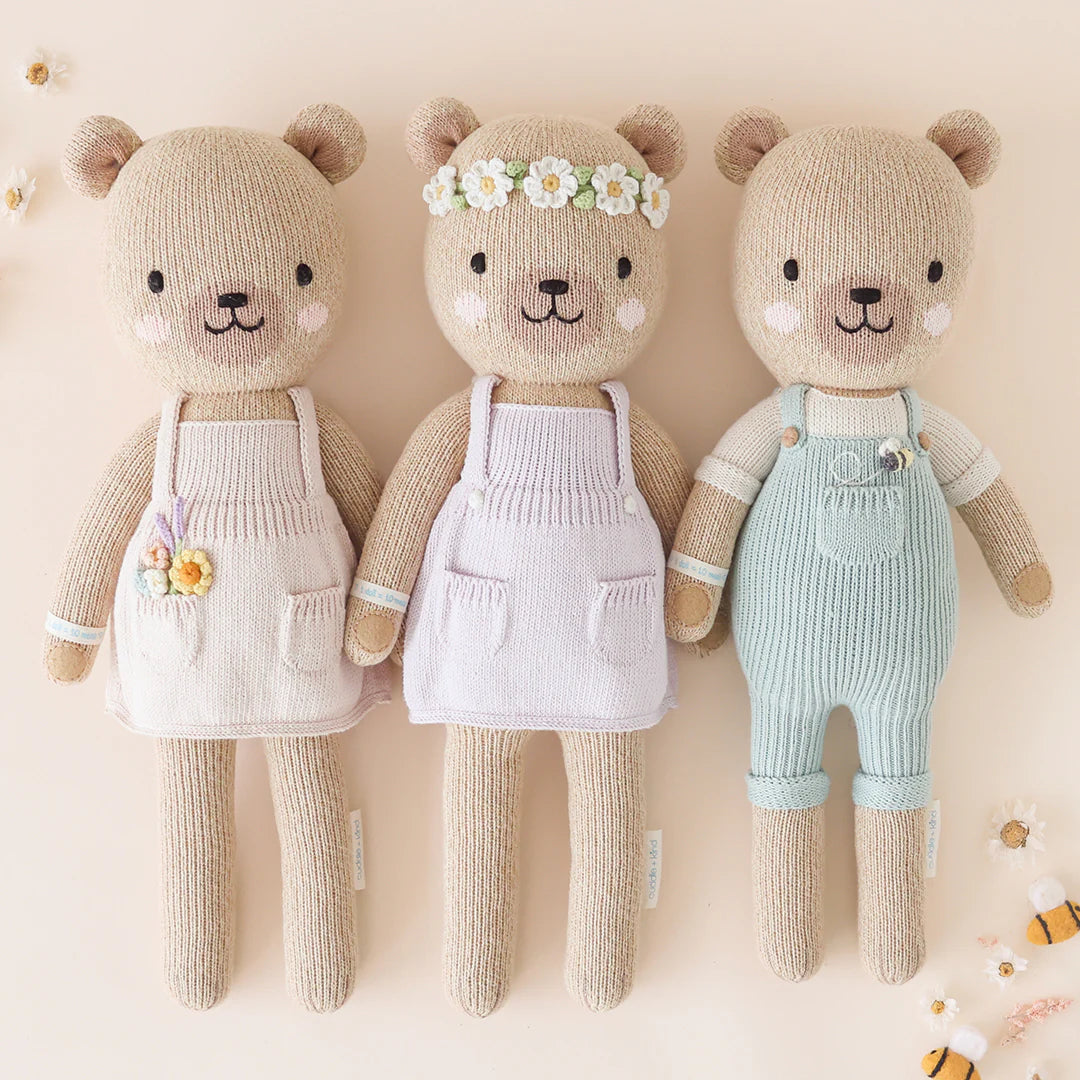 mondocherry - Cuddle & Kind "Goldie the Honey Bear" kids cotton doll - firends
