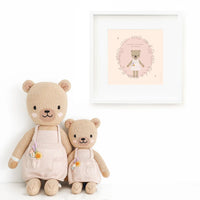 mondocherry - Cuddle & Kind "Goldie the Honey Bear" kids cotton doll - sitting