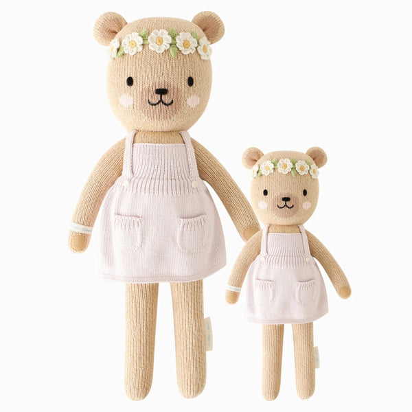 mondocherry - Cuddle & Kind "Olivia the honey Bear" kids cotton doll