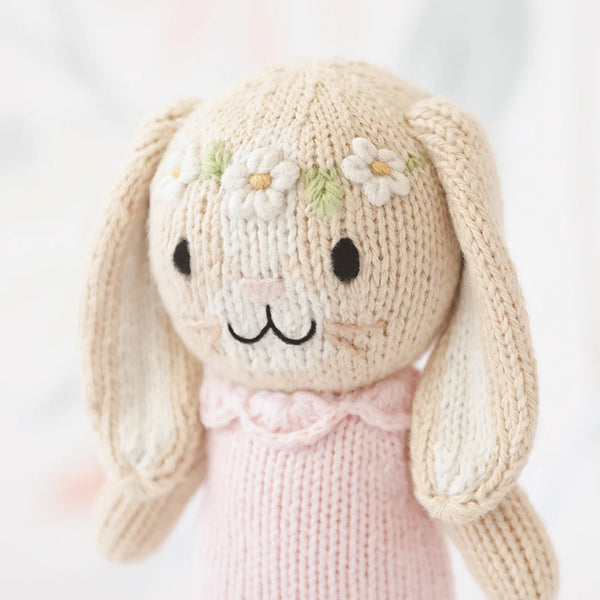 mondocherry - Cuddle & Kind tiny hannah the bunny cotton doll - close