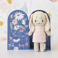 mondocherry - Cuddle & Kind tiny hannah the bunny cotton doll - open