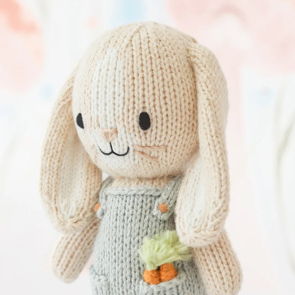mondocherry - Cuddle & Kind tiny henry the bunny cotton doll - close