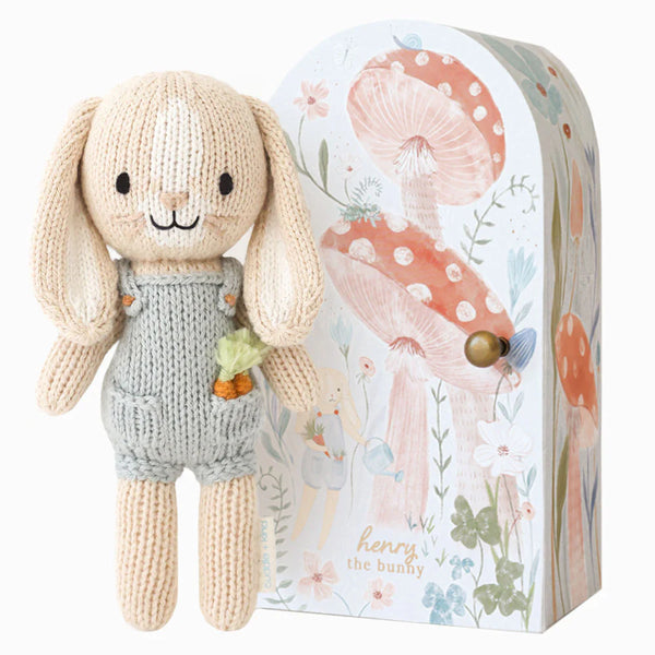 mondocherry - Cuddle & Kind tiny henry the bunny cotton doll
