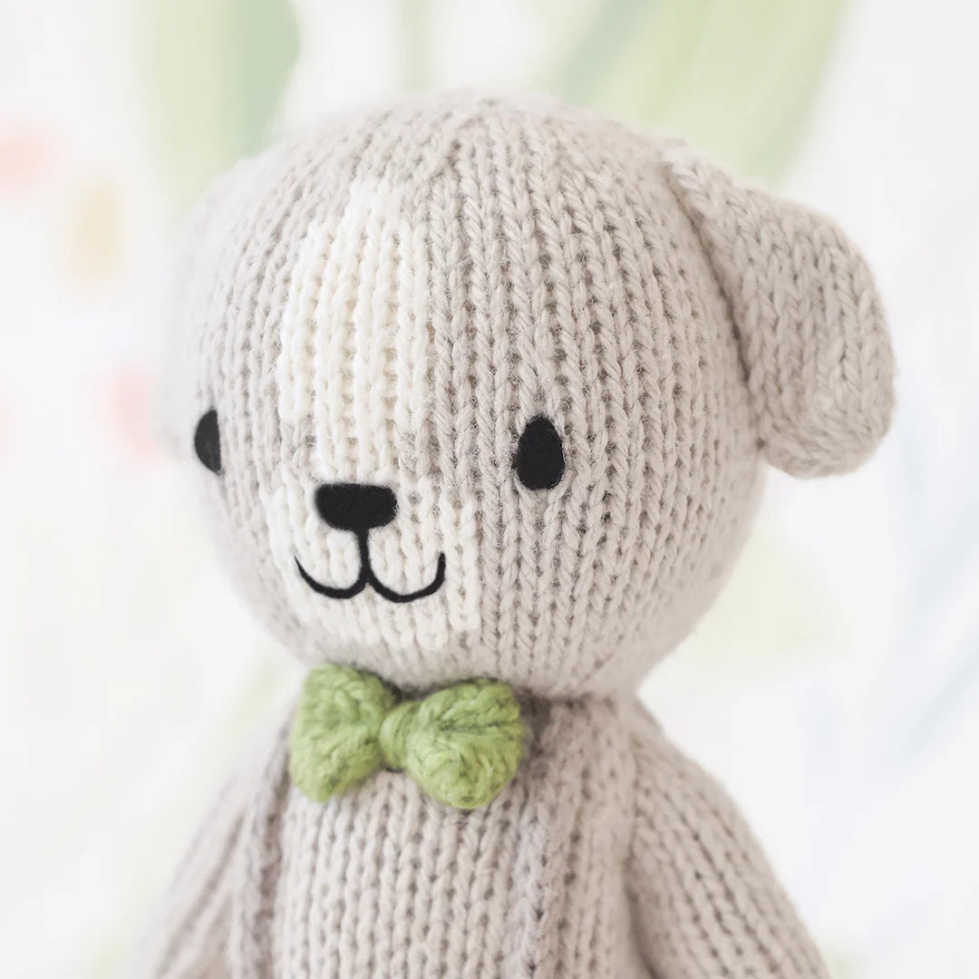 mondocherry - Cuddle & Kind tiny noah the dog cotton doll - face