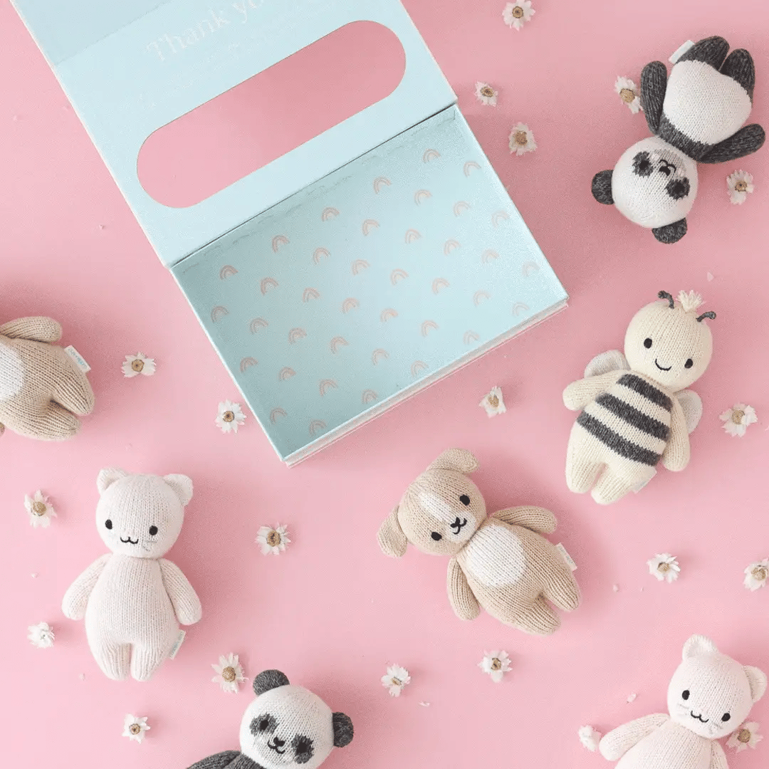 mondocherry - Cuddle & Kind baby puppy kids cotton doll - box