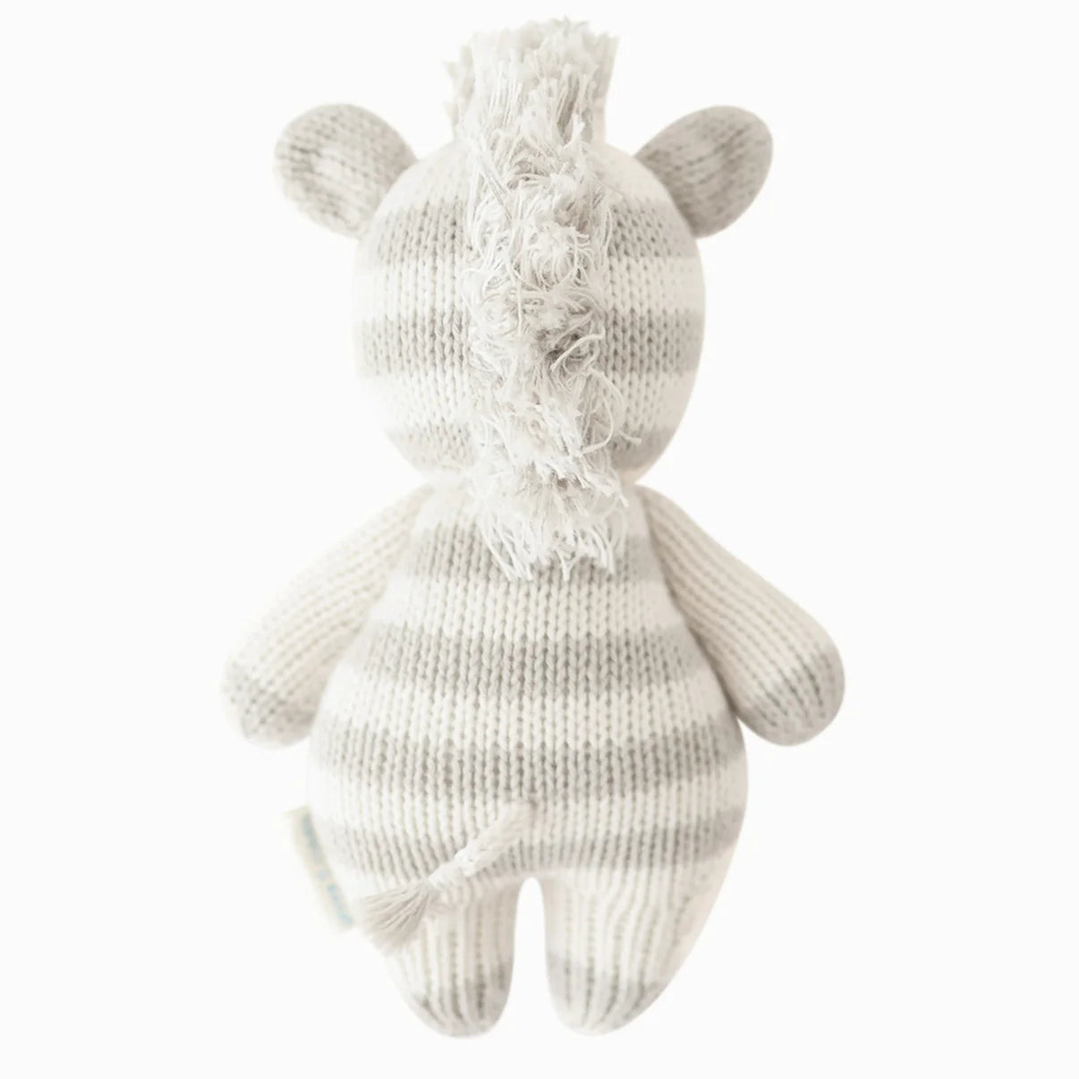 mondocherry - Cuddle & Kind baby zebra kids cotton doll - back