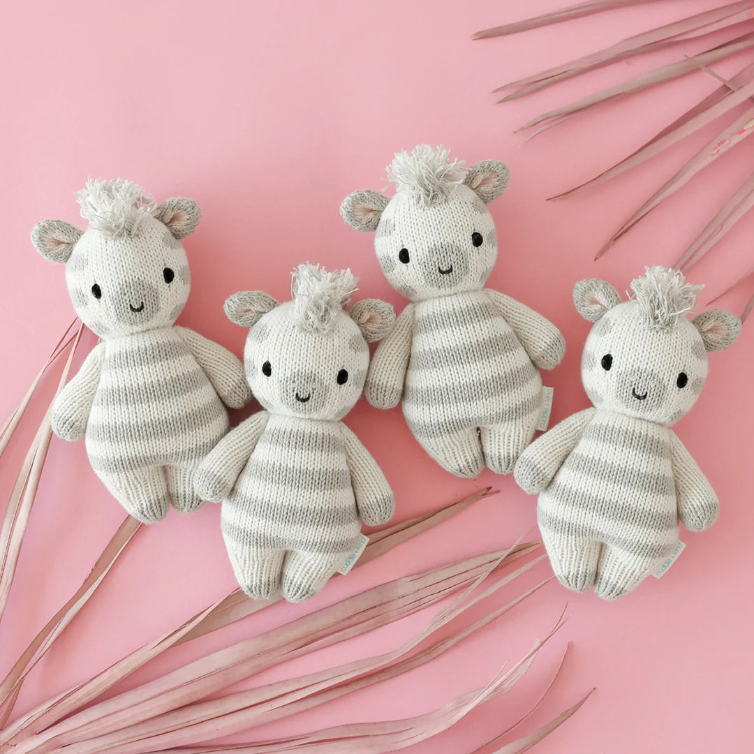 mondocherry - Cuddle & Kind baby zebra kids cotton doll - collection