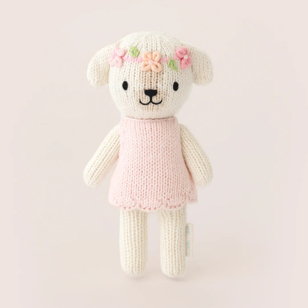 mondocherry - Cuddle & Kind tiny charlotte the dog cotton doll