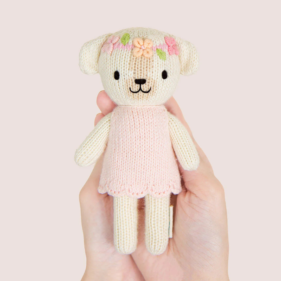 mondocherry - Cuddle & Kind tiny charlotte the dog cotton doll hold