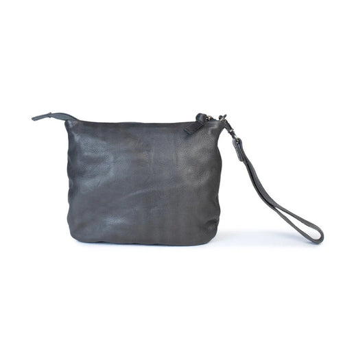 mondocherry - Dusky Robin | castle in the sky leather bag | charcoal