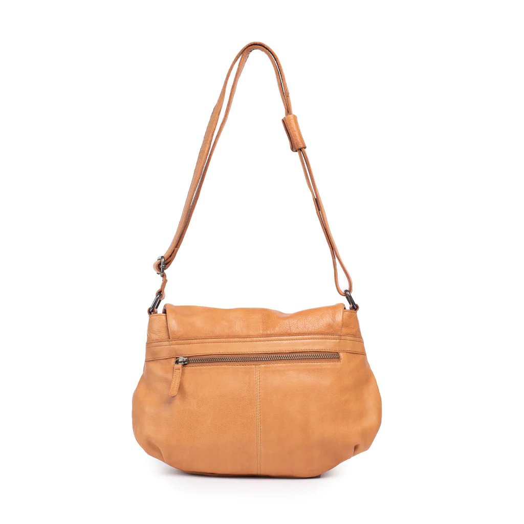 mondocherry - Dusky Robin | grace leather bag | black - back