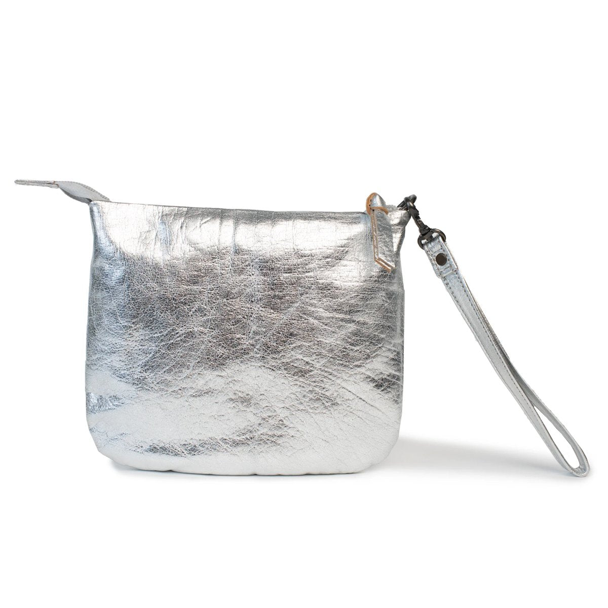 Dusky Robin | castle in the sky leather bag | silver