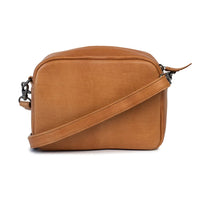 Dusky Robin | head in the clouds leather bag | navy - front